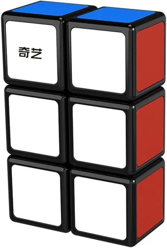 Vista 4 de 1x2x3 Speed Cube QiYi Toys Magic Speed Cube Puzzles Negro