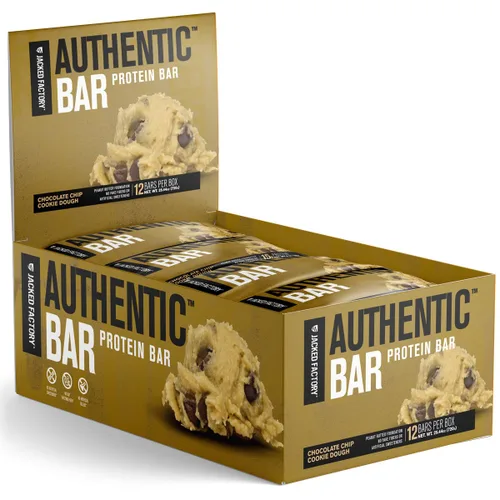 Vista 7 de Jacked Factory Authentic Bar - Barras de proteína de caramelo de mantequilla de maní, sabrosas barras energéticas de reemplazo de comidas