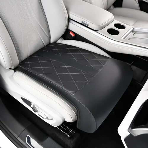 Vista 15 de Coverado Cojín de soporte extensor de patas de asiento de automóvil, cojín para asiento del conductor, soporte universal para patas de asiento