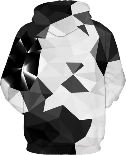 Vista 2 de SANKILL Sudadera unisex con capucha 3D con estampado gráfico de galaxia, bolsillos, X50 New Purple Blue Galaxy