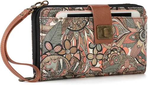 Vista 7 de Sakroots Large Coated Canvas Smartphone Crossbody Bag