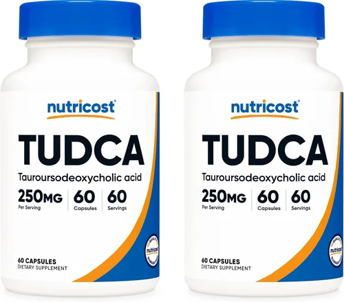 Vista 7 de Nutricost Tudca 250 mg, 30 cápsulas (ácido taursodesoxicólico) - Sin gluten, sin OMG