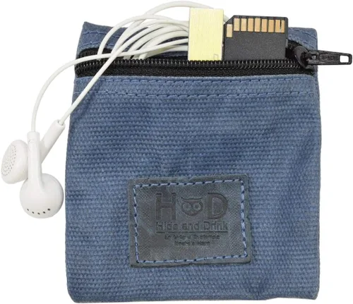 Vista 12 de Hide & Drink, Bolsa de condón de lona encerada resistente al agua, bolsa de bolsillo con tecnología Change Valuables, regalo clásico para socios