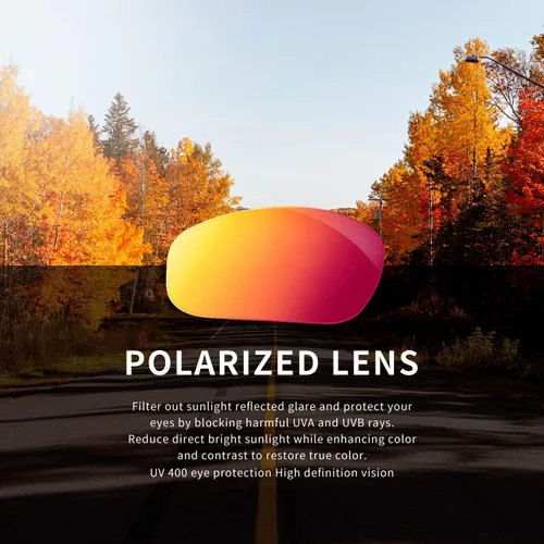 Vista 2 de SEEKWAY Polarized Sunglasses for Men Women Sports Outdoor Fishing Cycling Running Driving UV Protection TR90