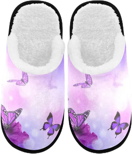 Vista 21 de Pantuflas suaves antideslizantes para interiores, zapatos para el hogar, para dormitorio, hotel, viajes, spa Multi 11
