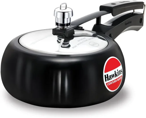 Vista 14 de [Usado] Hawkins Olla a presión Contura Black 1,5 litros