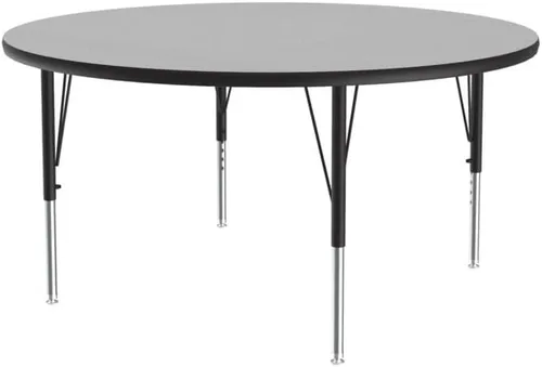 Vista 41 de Correll Mesa rectangular de actividades para el aula de 24 x 48 pulgadas, altura ajustable (19 a 29 pulgadas), parte superior de granito gris, borde