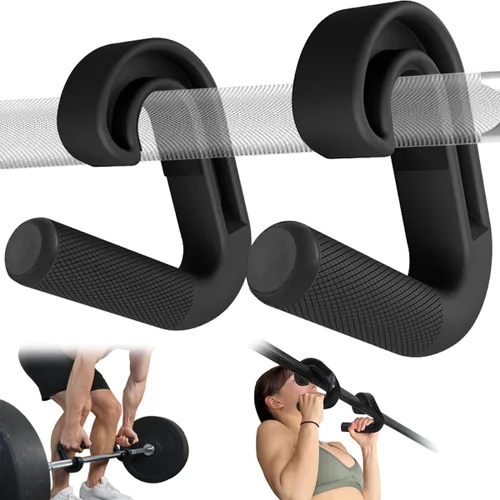 Vista 3 de Neutral Grip Pull Up Handles 45° - Angles 90 Grips for Relieve Wrist Stress - Non-Slip Pull Up Grips - for Pull-Ups Deadlifts - Fits Pull Up Bar