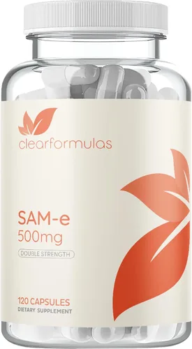 Vista 9 de Clear Formulas Bioactive SAM-e 500 mg - Suplemento SAM-e de alta resistencia con forma S, S biológicamente activa para el hígado y el estado