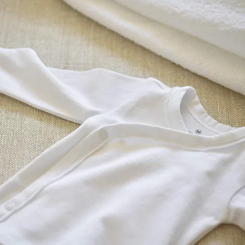 Vista 6 de HonestBaby 3-Pack Long Sleeve Side-Snap Kimono Tops Newborn for Infant Boys, Girls, Unisex Baby 100% Organic Cotton