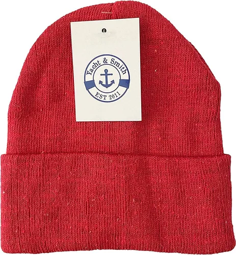 Vista 5 de Yacht & Smith Gorros de invierno a granel al por mayor, gorro térmico del cráneo del estiramiento del clima frío, sombrero unisex para hombre