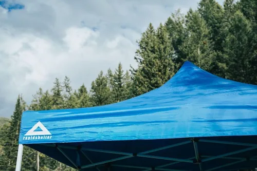 Vista 3 de Caddis Sports Toldo de refugio rápido Azul