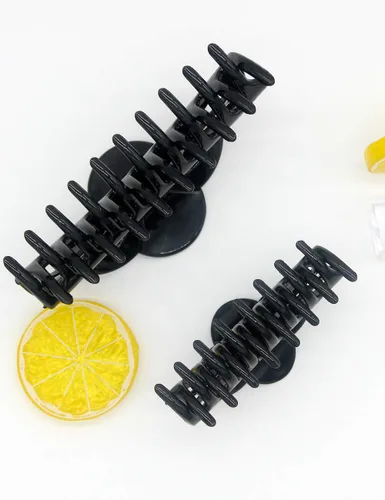 Vista 8 de Pinzas para cabello grandes de plástico, para mujeres con cabello grueso