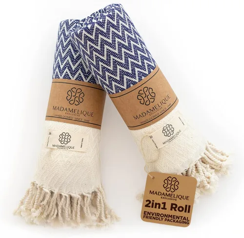 Vista 25 de Madamelique Exclusivo juego de toallas de mano de 2 a 18 x 40 pulgadas, toalla decorativa de baño para manos, cara, cabello, yoga, té, paños