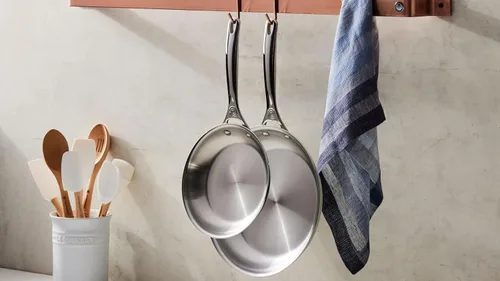 Vista 5 de Le Creuset Silicone Craft Series - Juego de utensilios con vajilla de gres, 5 piezas, blanco
