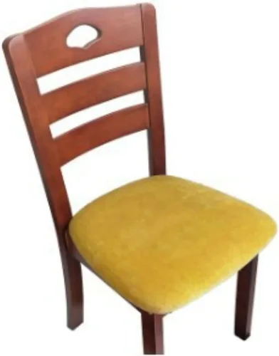 Vista 8 de Juego de 6 fundas de asiento de terciopelo para sillas de comedor, fundas de asiento elásticas para sillas de comedor, fundas de asiento lavables