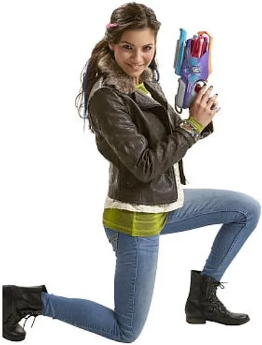 Vista 3 de Pistola de juguete de dardos de Nerf Rebellez, Estándar, Púrpura