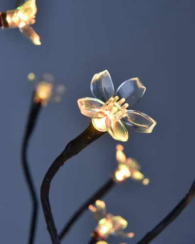 Vista 8 de Lightshare Árbol iluminado de flor de cerezo de 5 pies, RGB con control remoto, 16 modos de cambio