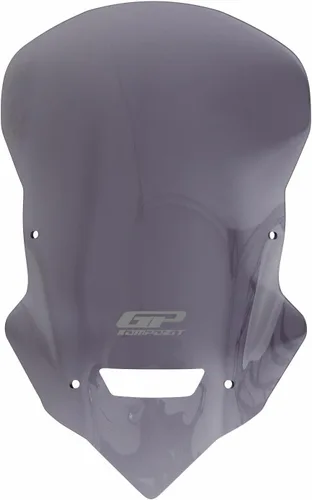 Vista 2 de GP Kompozit Parabrisas ahumado compatible con Bajaj Dominar 250 / Dominar 400 2017-2023 18.9 in