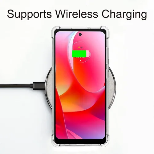 Vista 4 de Osophter Funda para Moto G Power 2022 con diseño floral para niñas y mujeres, absorción de golpes, flexible, de goma TPU para Motorola Moto G