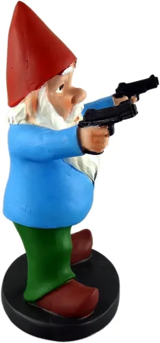 Vista 7 de Estatua de gnomo para jardín, de Funny Guy Mugs, Poliresina, talla única