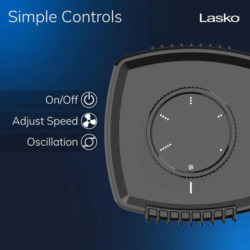 Vista 5 de Lasko Ventiladores de mesa Slumberbreeze de 8
