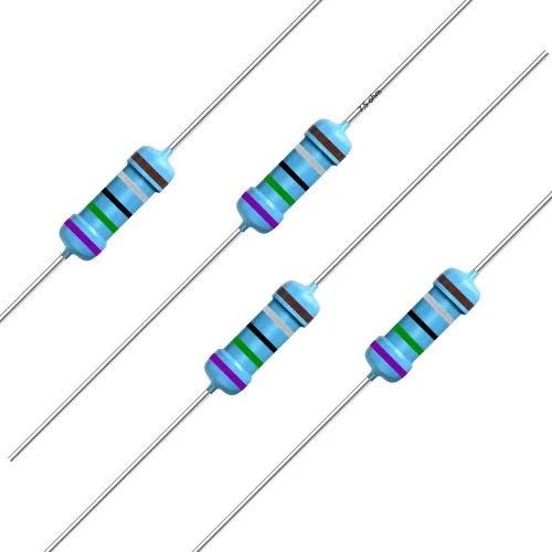 Vista 136 de California JOS - 100 resistencias de 0.24 ohm 1/2 W (0.5 vatios) ±1% tolerancia de película metálica, resistencia fija múltiple de valores