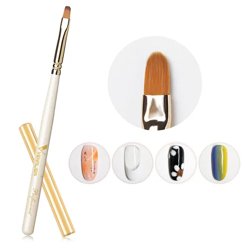 Vista 5 de VENALISA - Kit de pintura de gel de barro de 60 colores con tarjeta de color, pincel de dibujo, esmalte de uñas de gel para arte de uñas, juego
