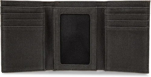 Vista 3 de WOLVERINE Billetera triple resistente con bloqueo RFID para hombre (disponible en lona de algodón o cuero)