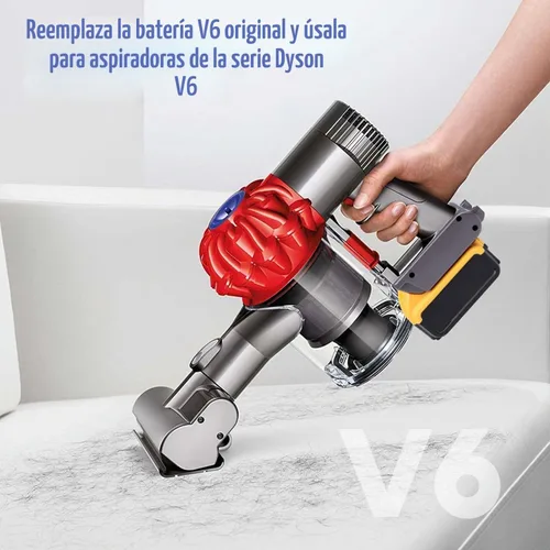 Vista 7 de Adaptador DW20V6 - Compatible con aspiradoras Dyson serie V6 y para batería de litio DeWalt 20V