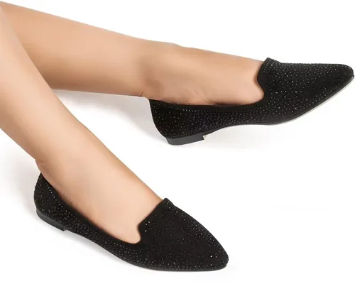 Vista 6 de MUSSHOE Zapatos bajos cómodos sin cordones para mujer