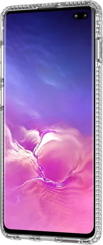 Vista 4 de Tech 21 - Carcasa protectora para Samsung Galaxy S10 Plus, ultrafina, con protección BulletShield, transparente