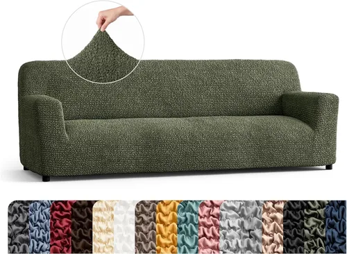 Vista 15 de PAULATO BY GA.I.CO. Funda para Silla - Funda para Sillón - Funda para Sillón - Funda de Tela Suave - Protector de Muebles Elegante de Ajuste Ceniza
