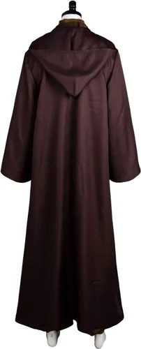 Vista 4 de Disfraz de túnica para hombre, disfraz de Halloween, cosplay, conjunto completo de bata