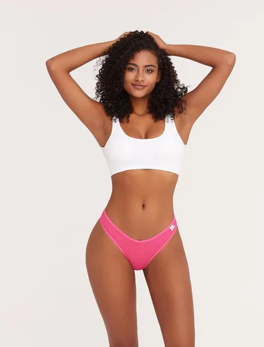 Vista 3 de FINETOO Ropa interior de algodón para mujer, sexy, elástica, de tiro bajo, hipster, suave, con cintura en V