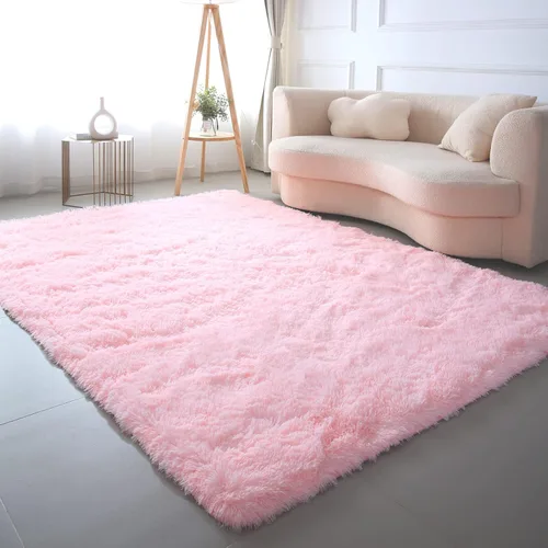 Vista 31 de Alfombra redonda beige para dormitorio: alfombra suave y esponjosa de 4 x 4 pies para sala de estar, alfombra redonda de felpa peluda