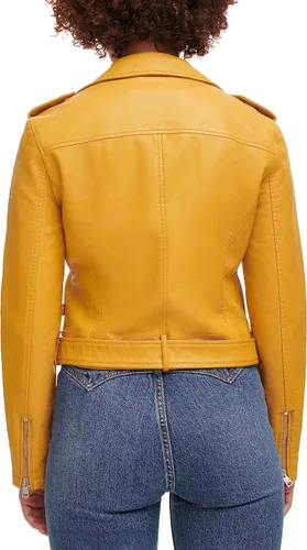 Vista 4 de Levi's Women's Faux Leather Belted Motorcycle Jacket (Standard & Plus Sizes)