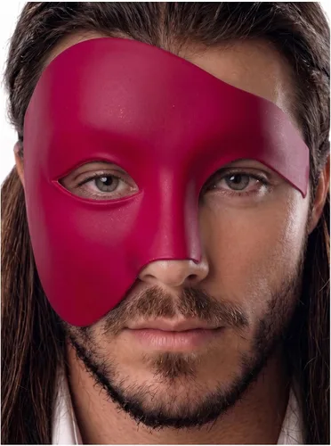 Vista 47 de Máscara de mascarada para hombre, máscara del fantasma de la ópera, máscara de baile de graduación, Mardi Gras, Haloween veneciano, media cara