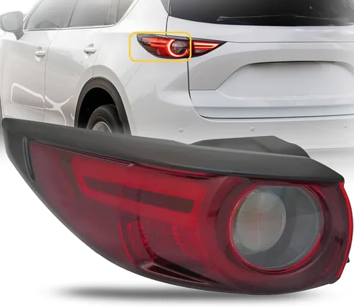 Vista 10 de ALLIGATOR AUTO LIGHTS Juego de luces traseras LED de repuesto para Mazda CX5 2017-2021 con bombillas, lados izquierdo y derecho, cumple con DOT/SAE