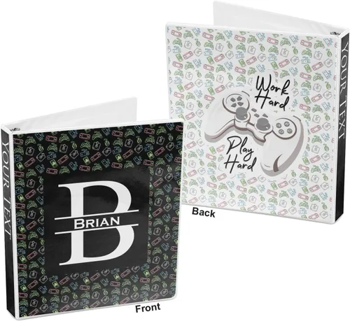 Vista 5 de Carpeta personalizada de 3 anillos para videojuegos - 1 pulgada