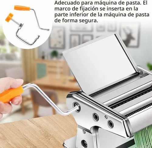 Vista 2 de Abrazadera de repuesto duradera para fabricante de pastas - Accesorios para máquinas de pasta, fijación manual de la herramienta de mano