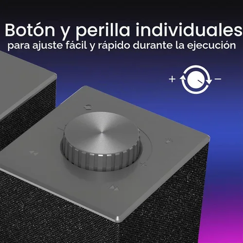 Vista 5 de Redragon Altavoz para juegos de PC GS517 RGB, BT 5.3 y conectividad dual