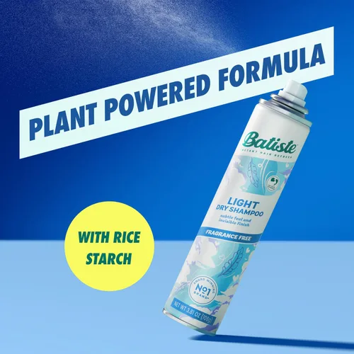Vista 7 de Batiste Champú seco ligero sin fragancia, absorbe aceite y grasa, 3.81 onzas