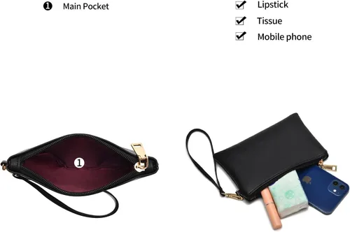 Vista 5 de Xiaoyu Monederos y bolsos de mano para mujer, bolsa de hombro con asa superior, juego de 2 piezas