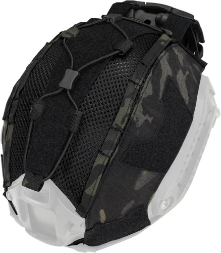 Vista 8 de IDOGEAR Tactical Helmet Cover with Battery Pouch for Fast Helmet