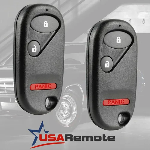Vista 2 de Llavero compatible con Honda CR-V 2002-2004 / Civic Si 2002-2005 / 2005-2011 Element Control remoto de entrada sin llave (OUCG8D-344H-A), juego de 2