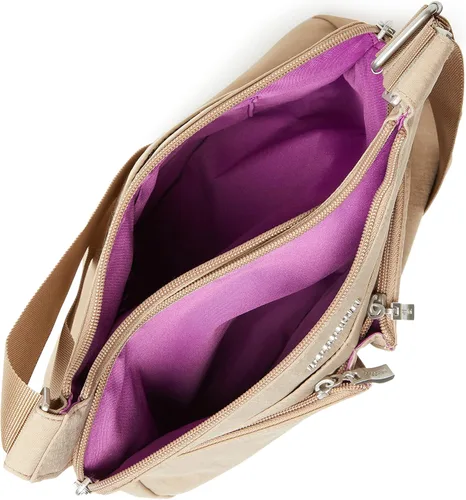Vista 4 de Baggallini Bolso cruzado cruzado para mujer, bolso de viaje mediano de 11 x 8.5 pulgadas, ligero, resistente al agua, de nailon, organizado