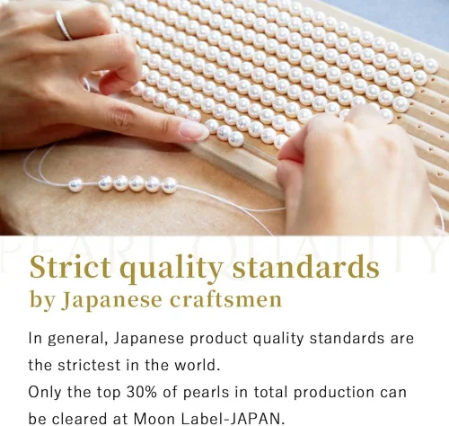 Vista 8 de Japanese 4.0mm Akoya Cultured Pearl Pendant Necklace for Women with 18K Yellow GoldWhite Gold Elegant Design Excellent Gift Pearl Necklace