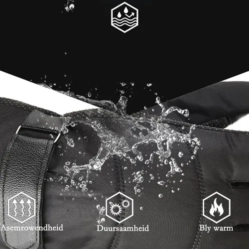 Vista 3 de Guantes de esquí para hombres y mujeres, guantes de invierno cálidos y acogedores para esquí, snowboard, pala y deportes al aire libre