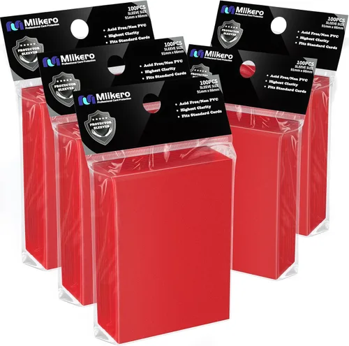 Vista 18 de Mlikero 1200 fundas para tarjetas, fundas para tarjetas mágicas mate, suaves y resistentes al desgarro, aptas para MTG, TCG, CCG (12 colores)